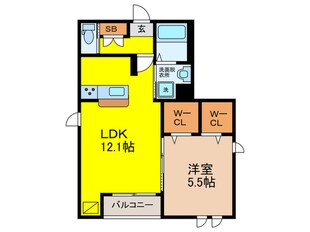 ベルラーゴ・Ⅰの物件間取画像